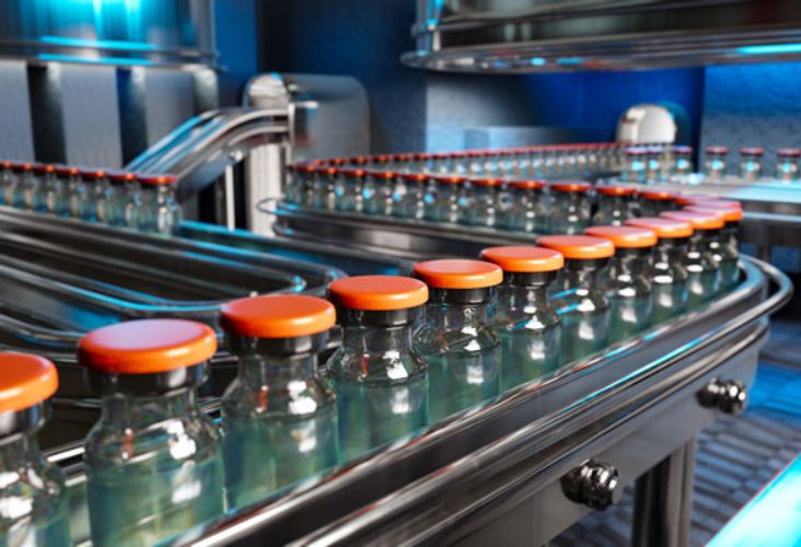 automation line for bottling plant